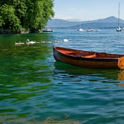 Au bord du lac Léman